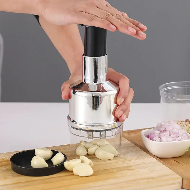 Garlic Crusher Onion Chopper Vegetables Chopper Manual Garlic Press Machine Garlic Squeezer Kitchen Tools